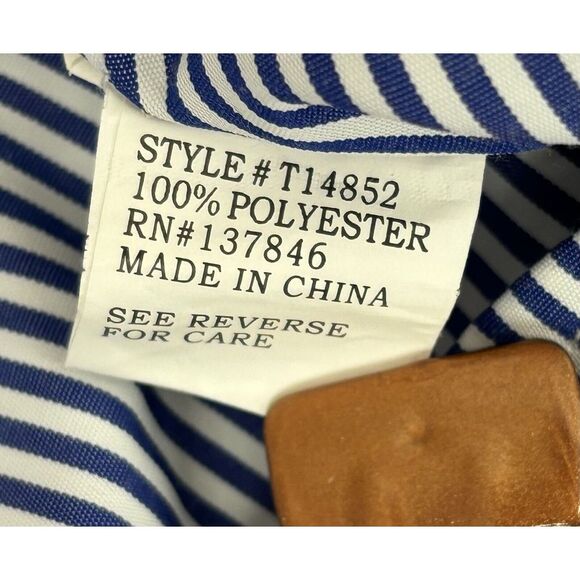 Kontrol Blouse Size‎ Large Contemporary Striped Rose Embroidered Bell Sleeve - Picture 4 of 7